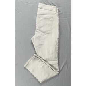 NYDJ Lift/Tuck Alina Convertible Ankle Stretch Jeans. Beige, Women's Size 4. EUC